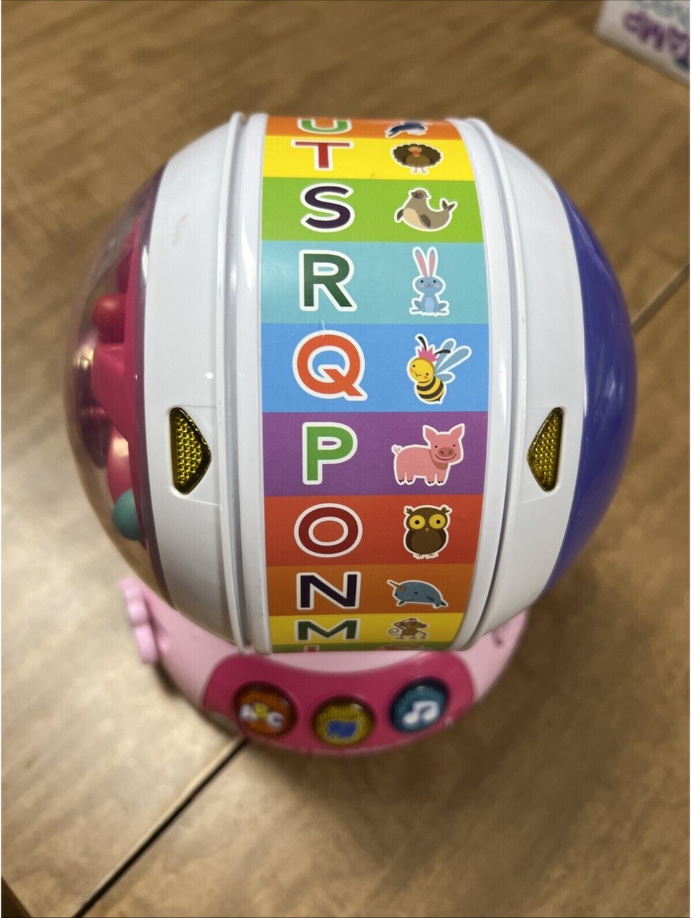 LeapFrog Spin & Sing Alphabet Zoo Learning Toy Pink